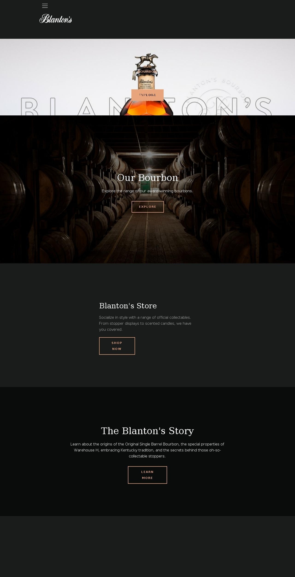 blantons.de shopify website screenshot