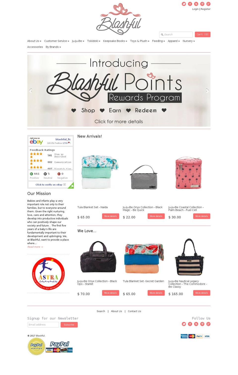 blashful.com shopify website screenshot