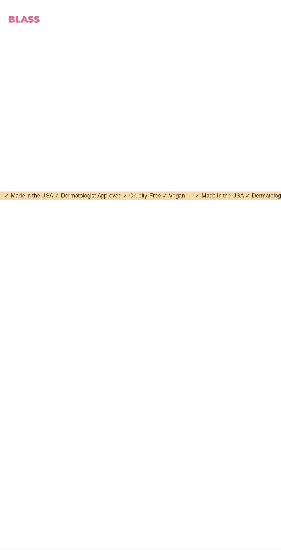 blassyourass.com shopify website screenshot