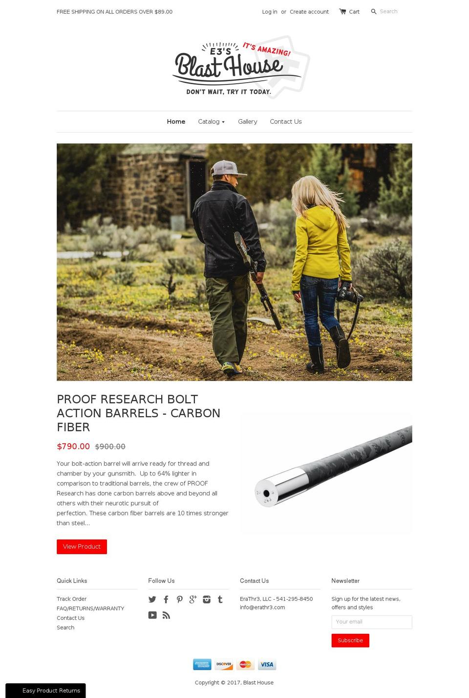 blasthouse.com shopify website screenshot