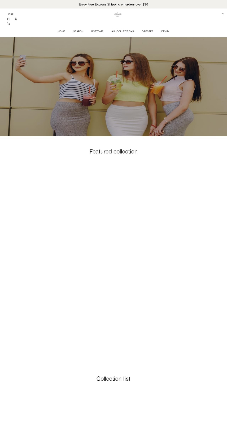 blazedfashion.com — Shopify storefront screenshot
