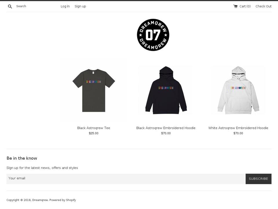 blazenqrew.co shopify website screenshot