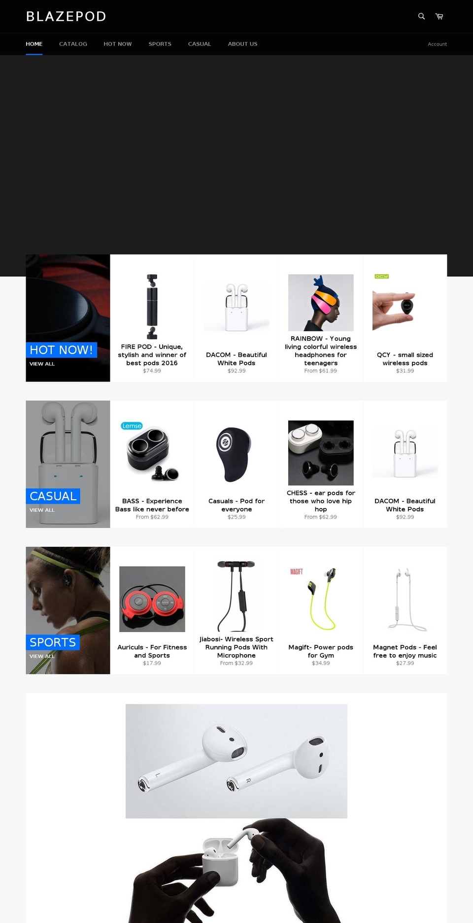 blazepod.com shopify website screenshot