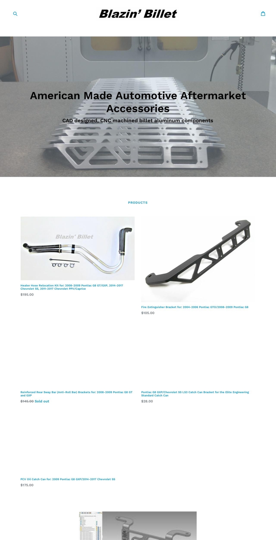 blazinbillet.com — Shopify storefront screenshot