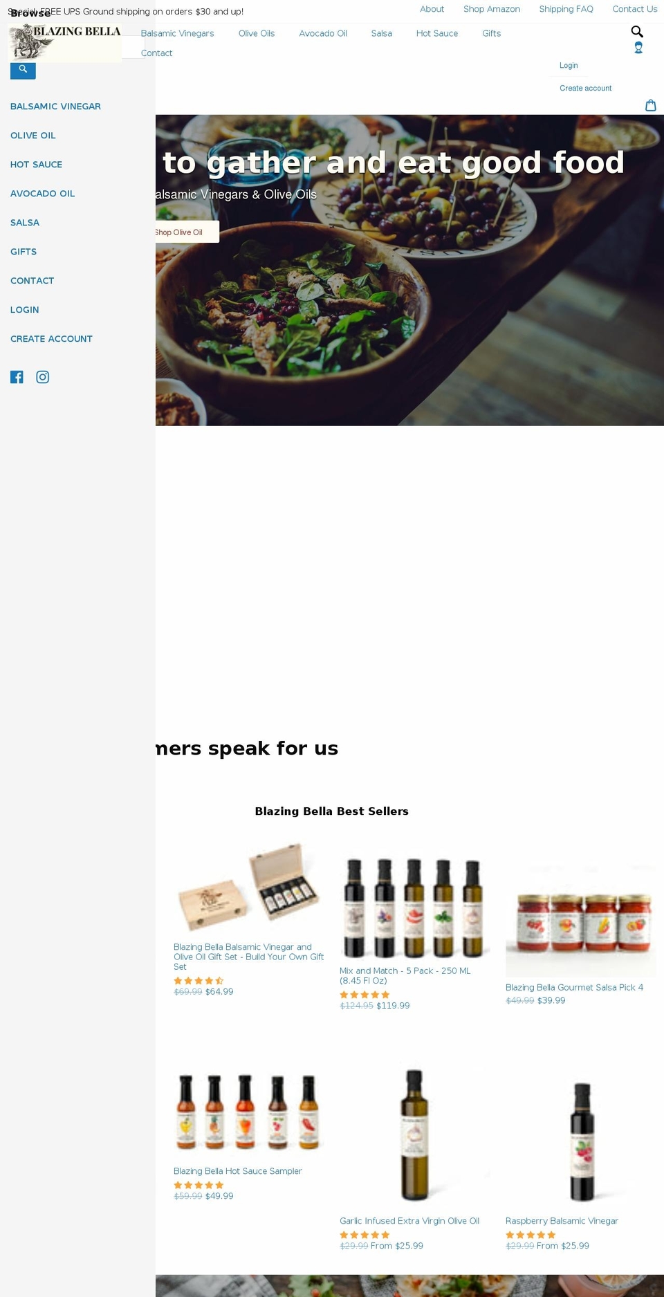 Universe-v Shopify theme site example blazingbella.com