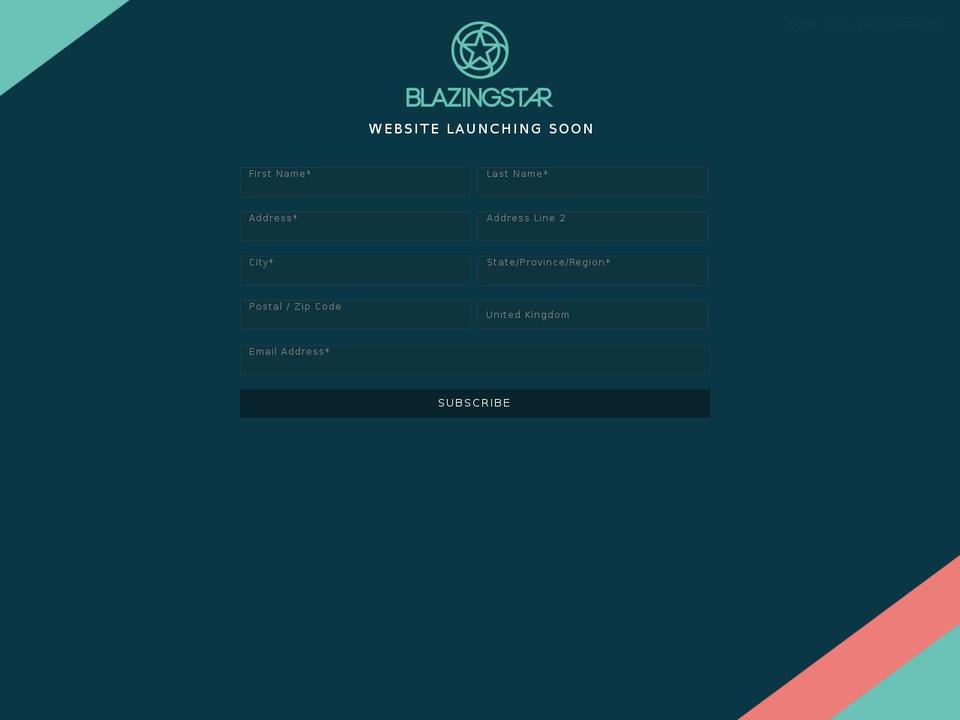 blazingstarbeauty.com shopify website screenshot