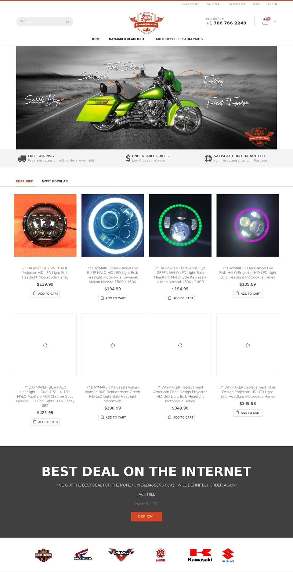 blbaggers.com — Shopify storefront screenshot