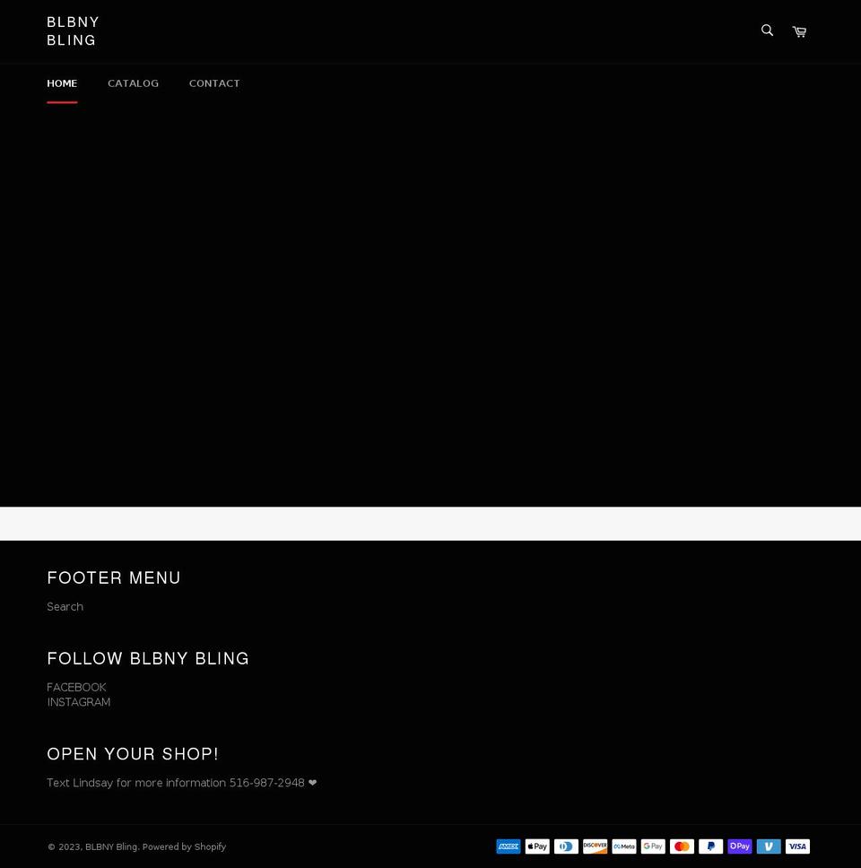 blbnybling.com shopify website screenshot