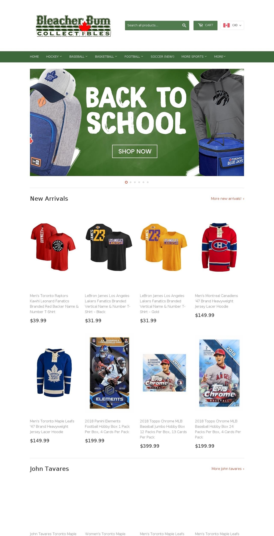 New Site Shopify theme site example bleacherbumcollectibles.com