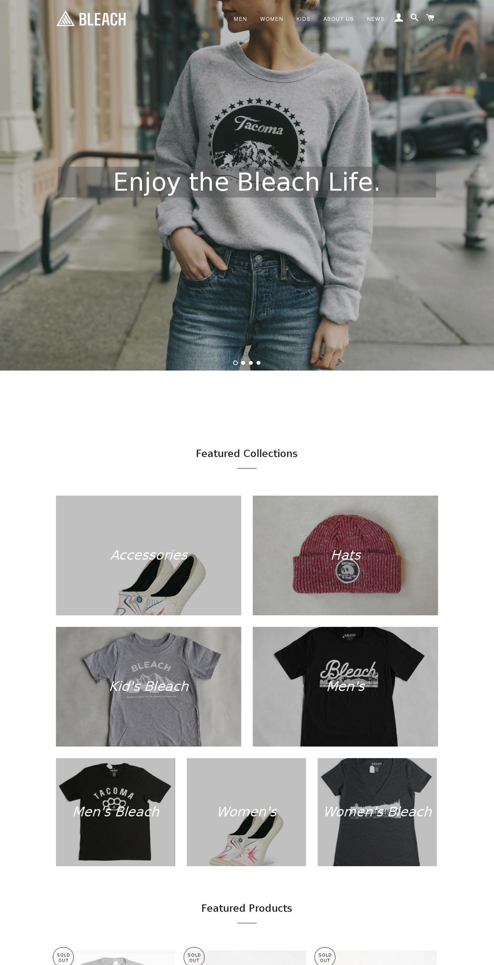 bleachlife.info shopify website screenshot