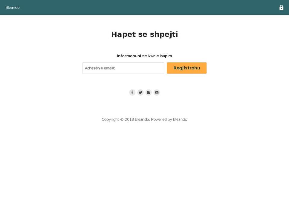 bleando.com — Shopify storefront screenshot