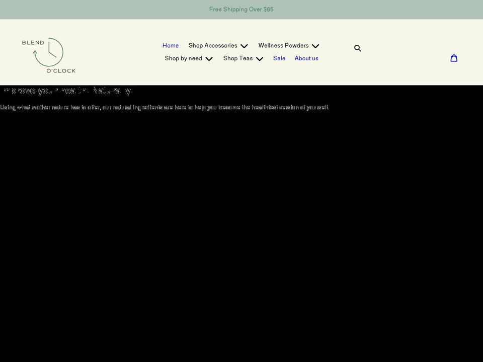 blendoclock.com shopify website screenshot