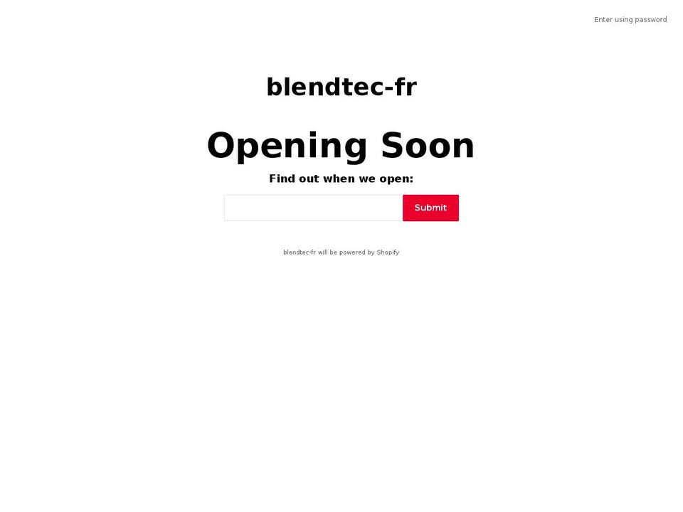 Blendtec Shopify theme site example blendtec.fr