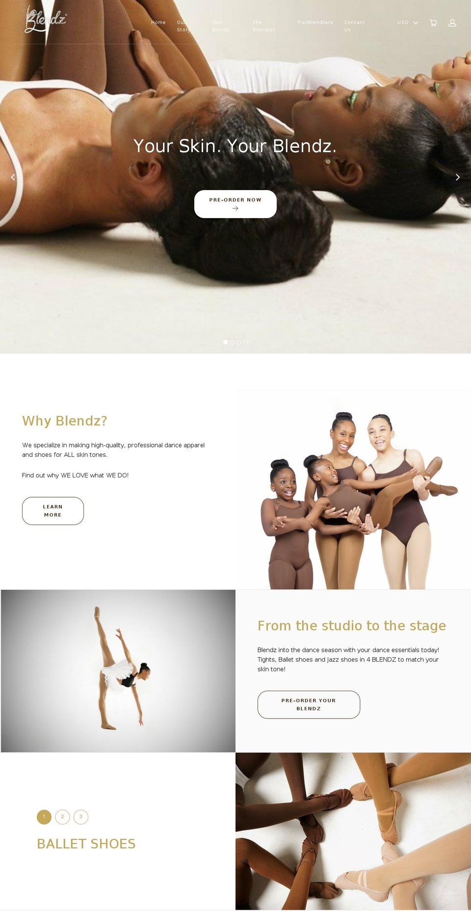 blendzapparel.com — Shopify storefront screenshot