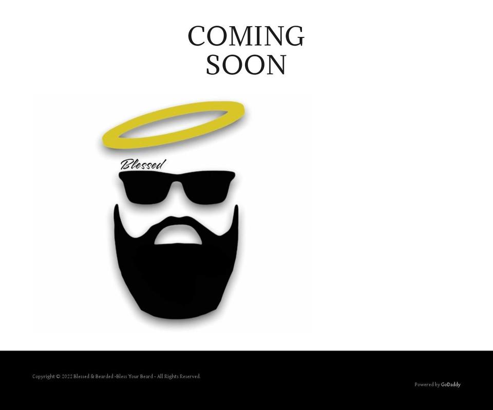 blessedandbearded.com — Shopify storefront screenshot