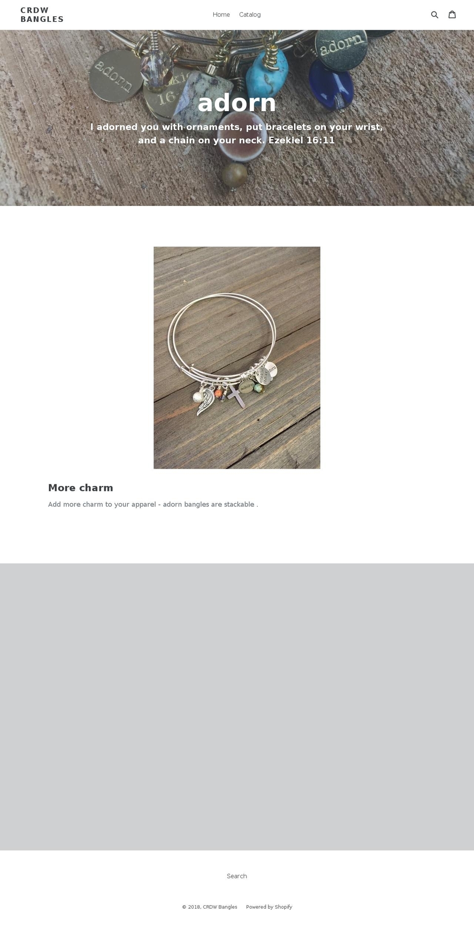 blessedhopebangles.com — Shopify storefront screenshot