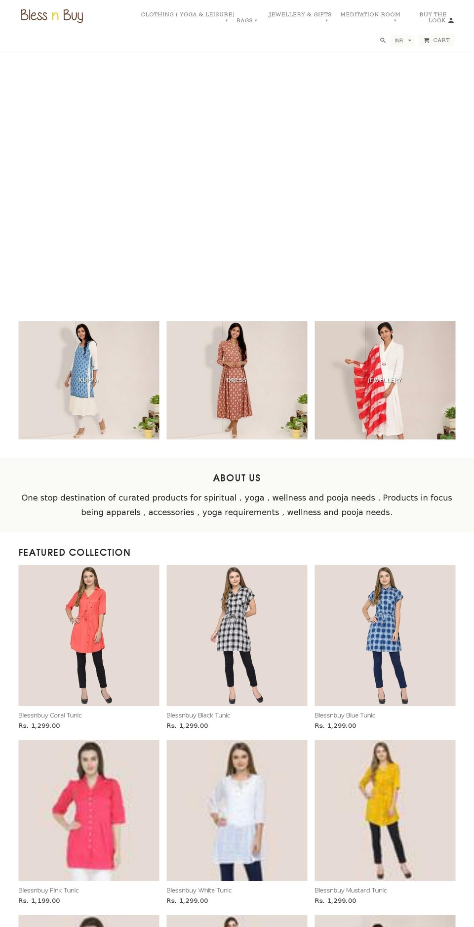 blessnbuy.com — Shopify storefront screenshot