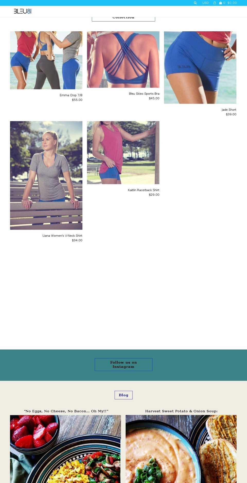 bleu81.net shopify website screenshot