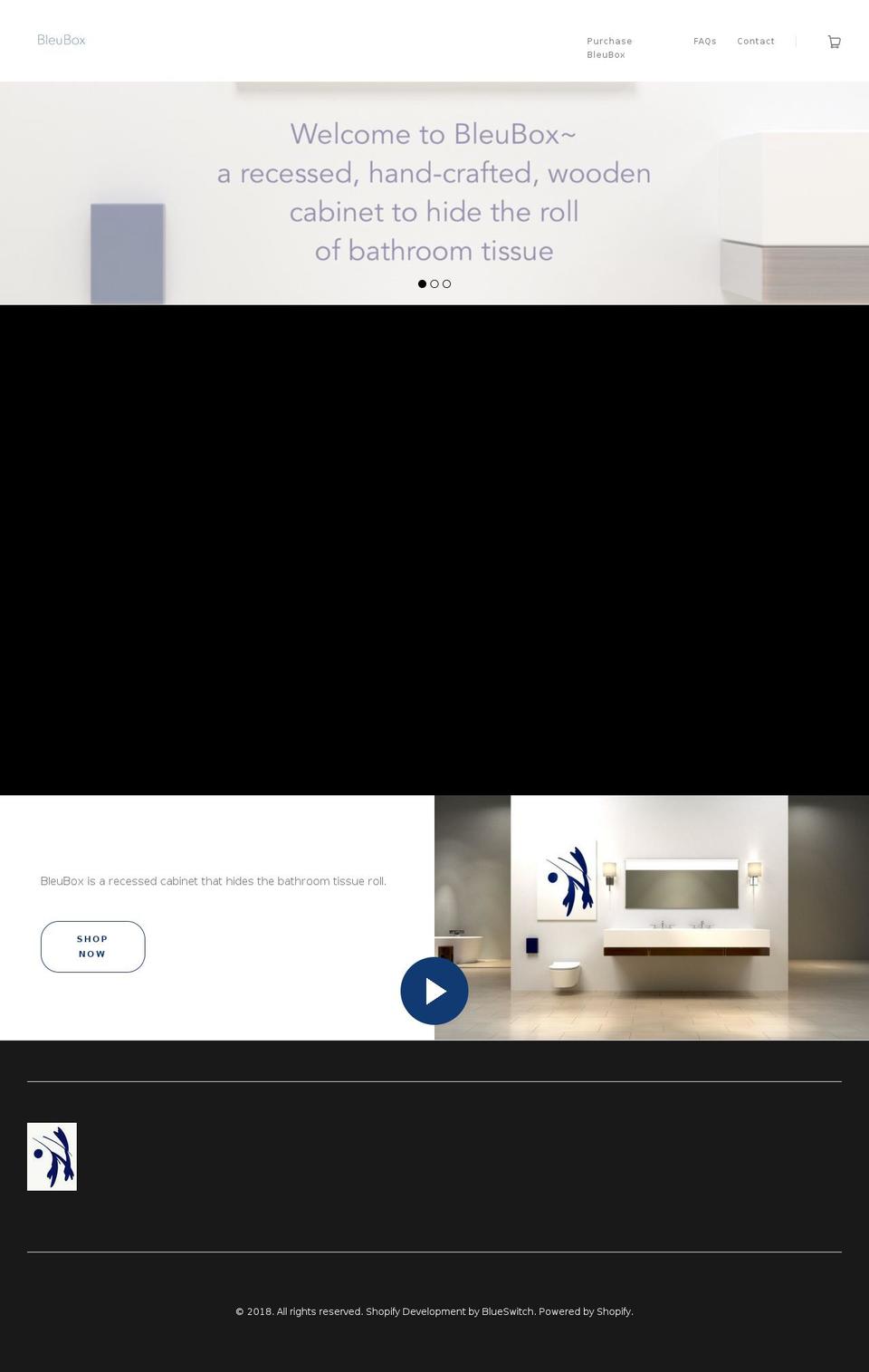 bleubox.com — Shopify storefront screenshot