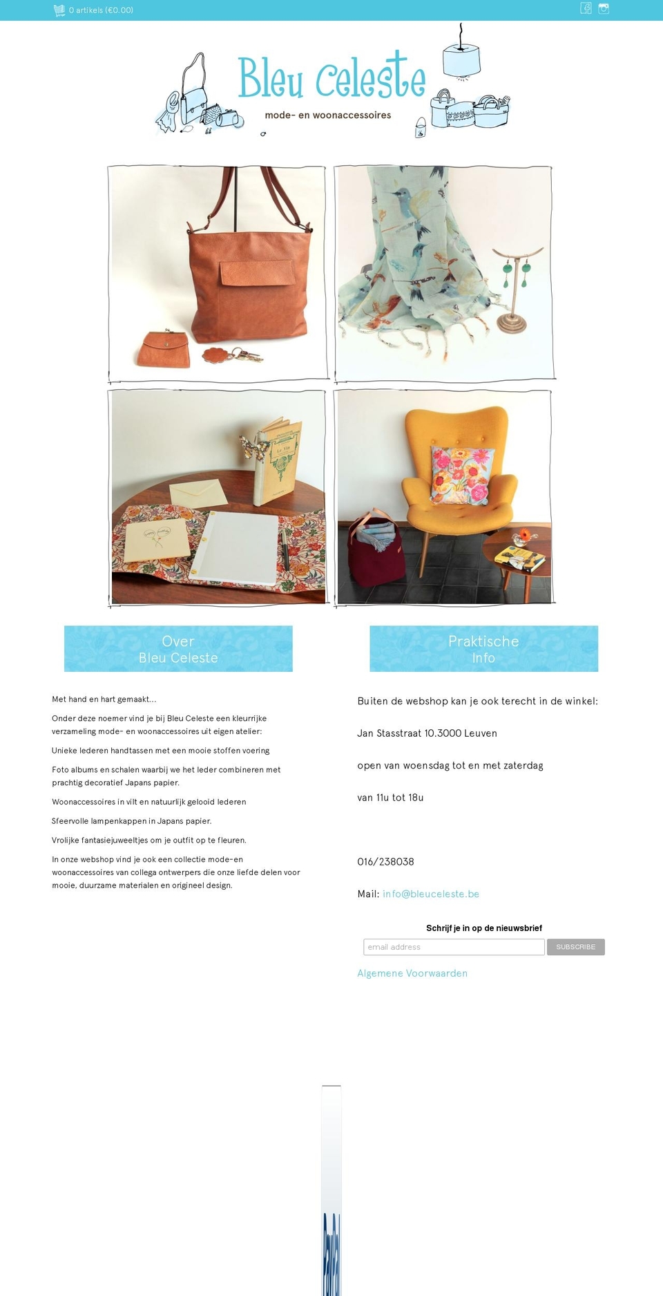 Shopify Shopify theme site example bleuceleste.be