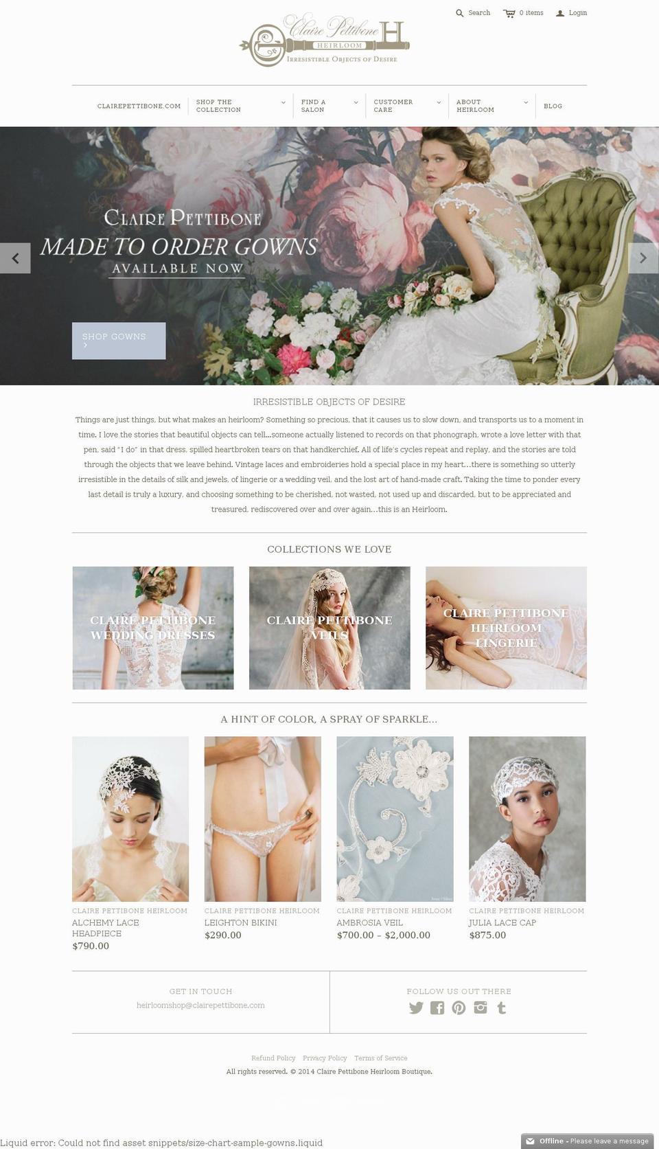 bleuclaireoasis.com shopify website screenshot