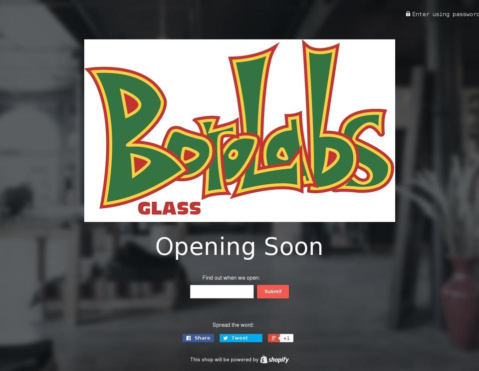 blglassdistribution.com shopify website screenshot