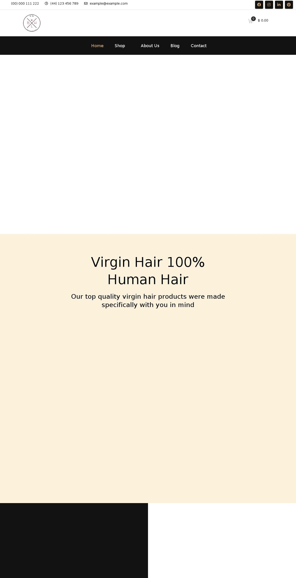 blhparis.com — Shopify storefront screenshot