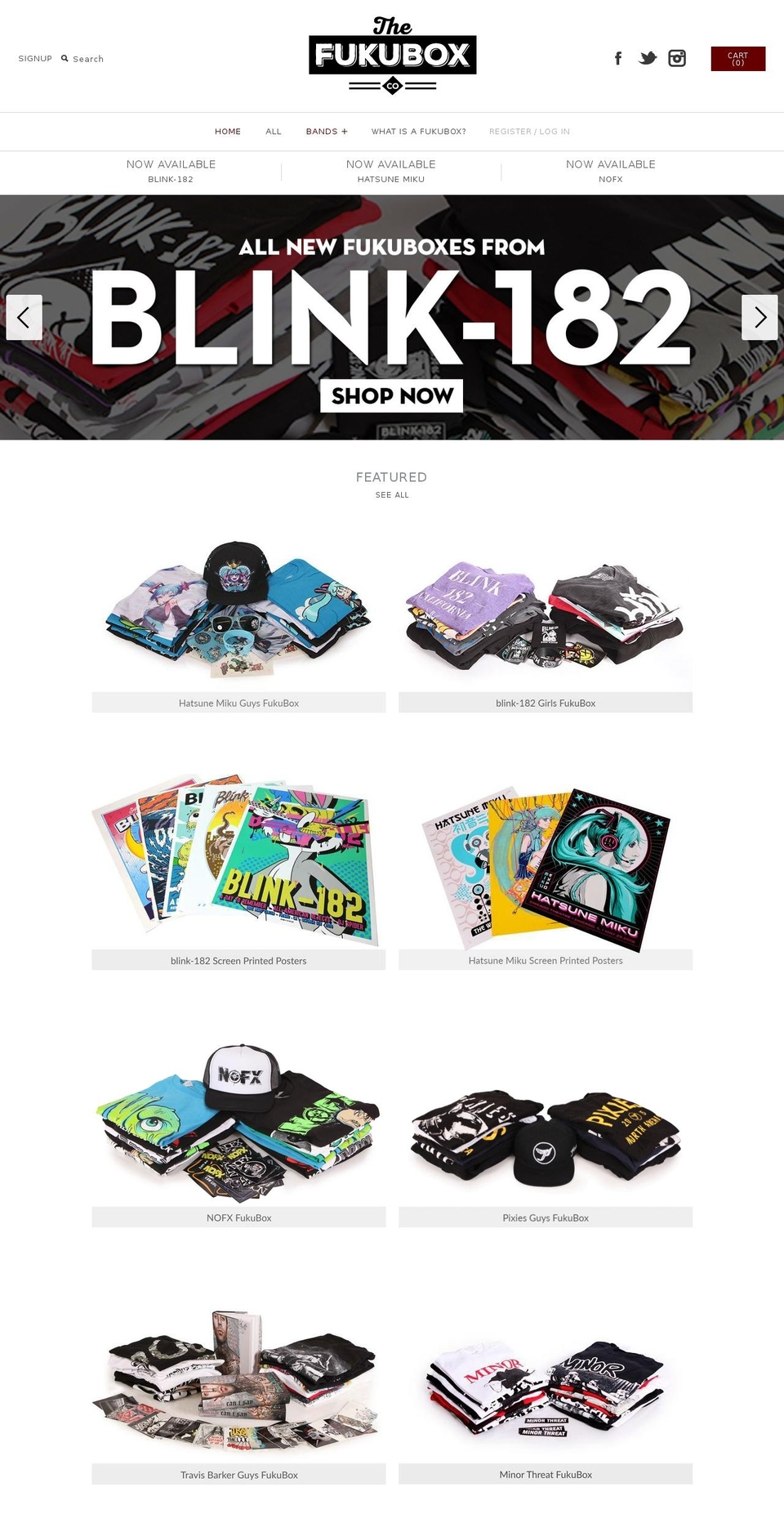 blind-box.com shopify website screenshot