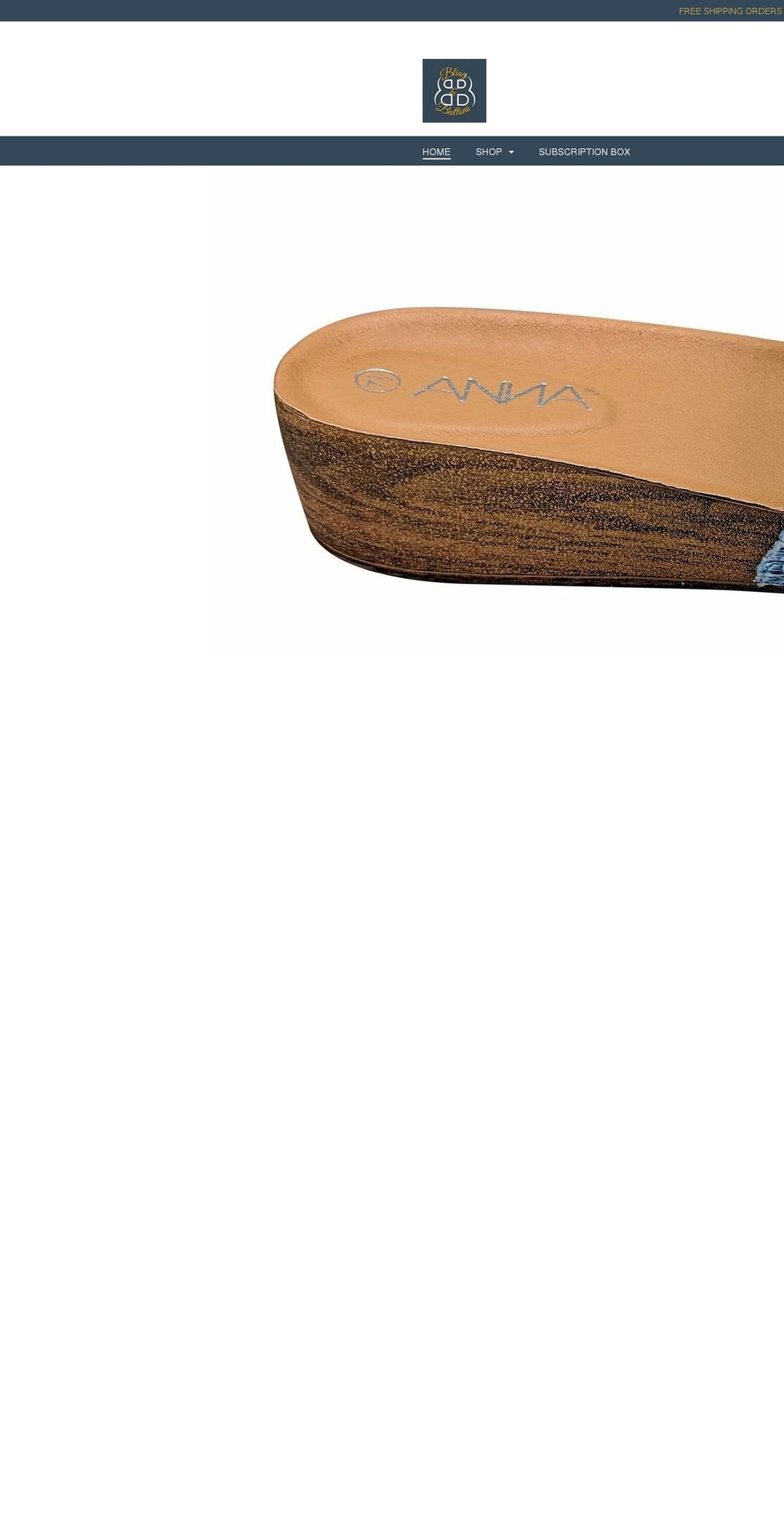blingandbuttons.com shopify website screenshot