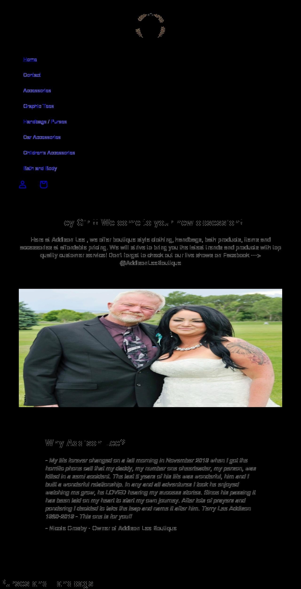 blingbynicole.com shopify website screenshot