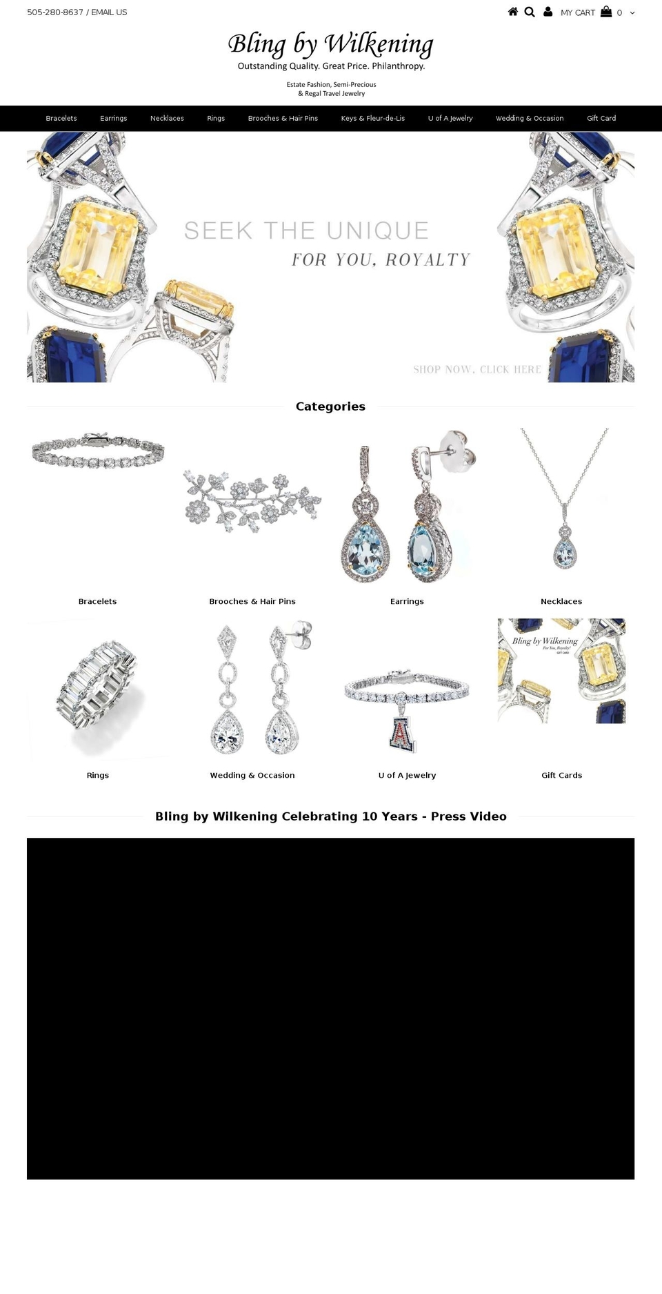 blingbywilkening.com shopify website screenshot