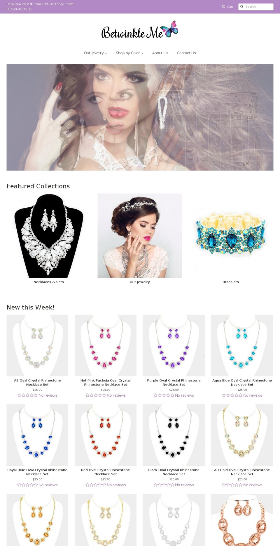 pink-princess-para Shopify theme site example blingforever.net