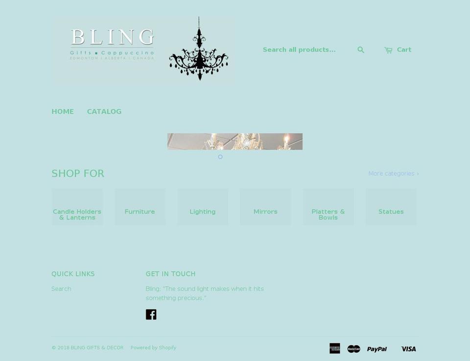 blingified.net shopify website screenshot