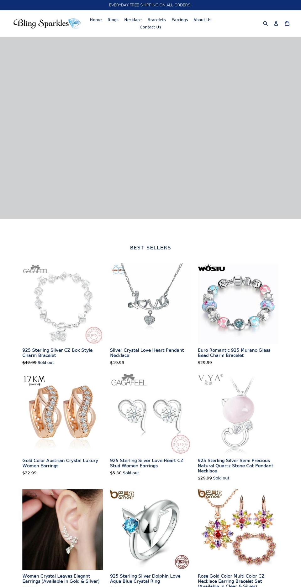 blingsparkles.com — Shopify storefront screenshot
