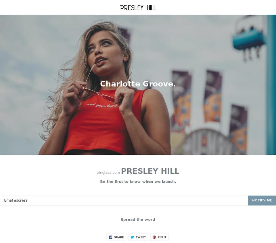 blingteez.com — Shopify storefront screenshot