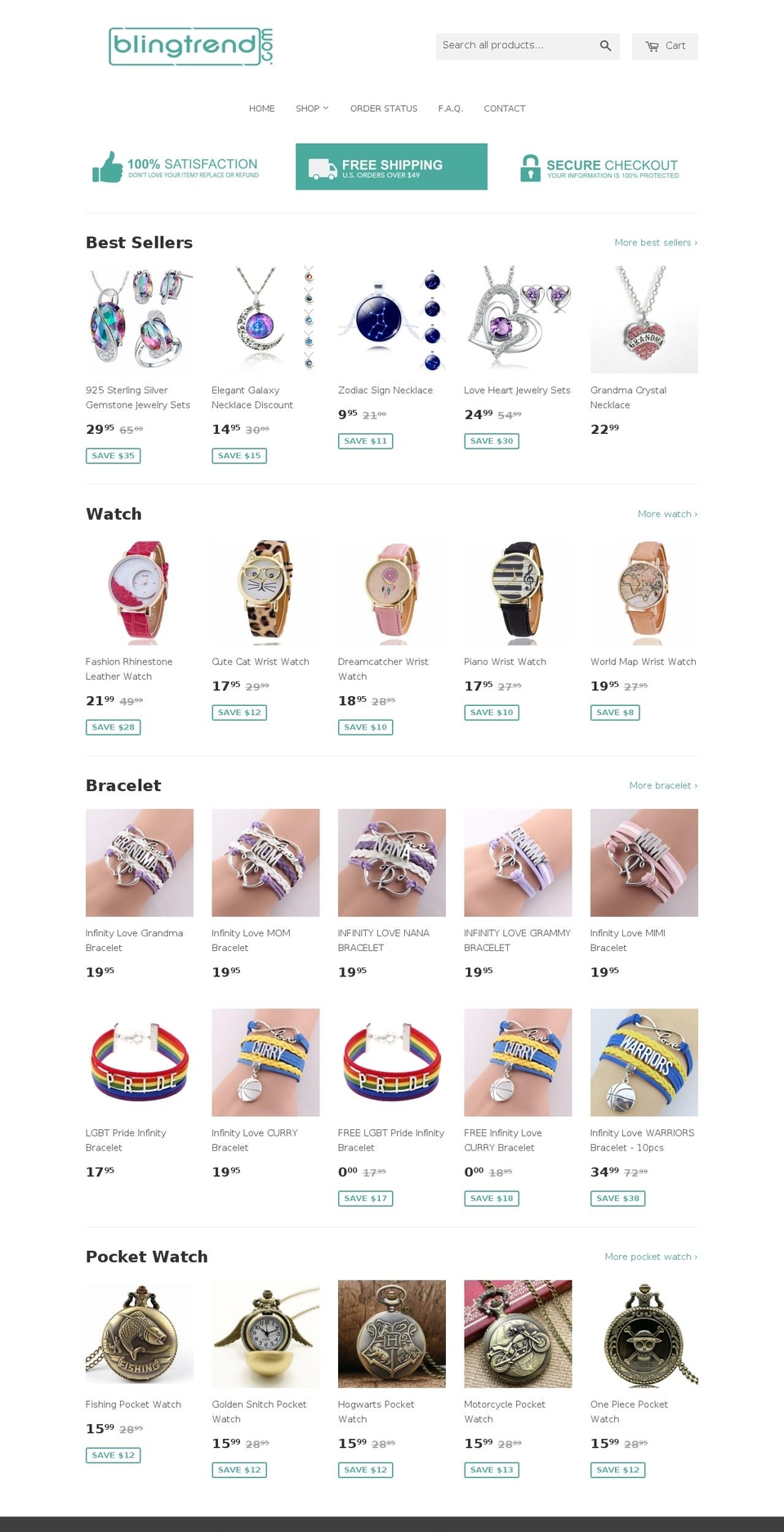 BlingTrend v2.1 Shopify theme site example blingtrend.com