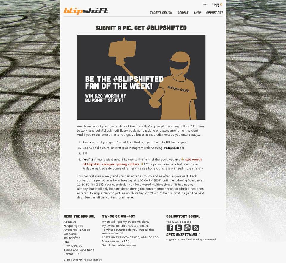 Auto build - Desktop Shopify theme site example blipshifted.com