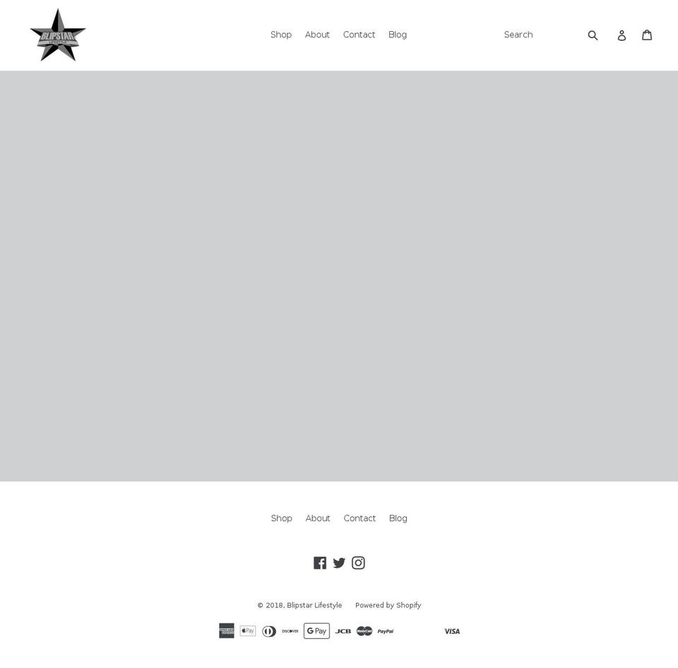 blipstarlifestyle.com — Shopify storefront screenshot