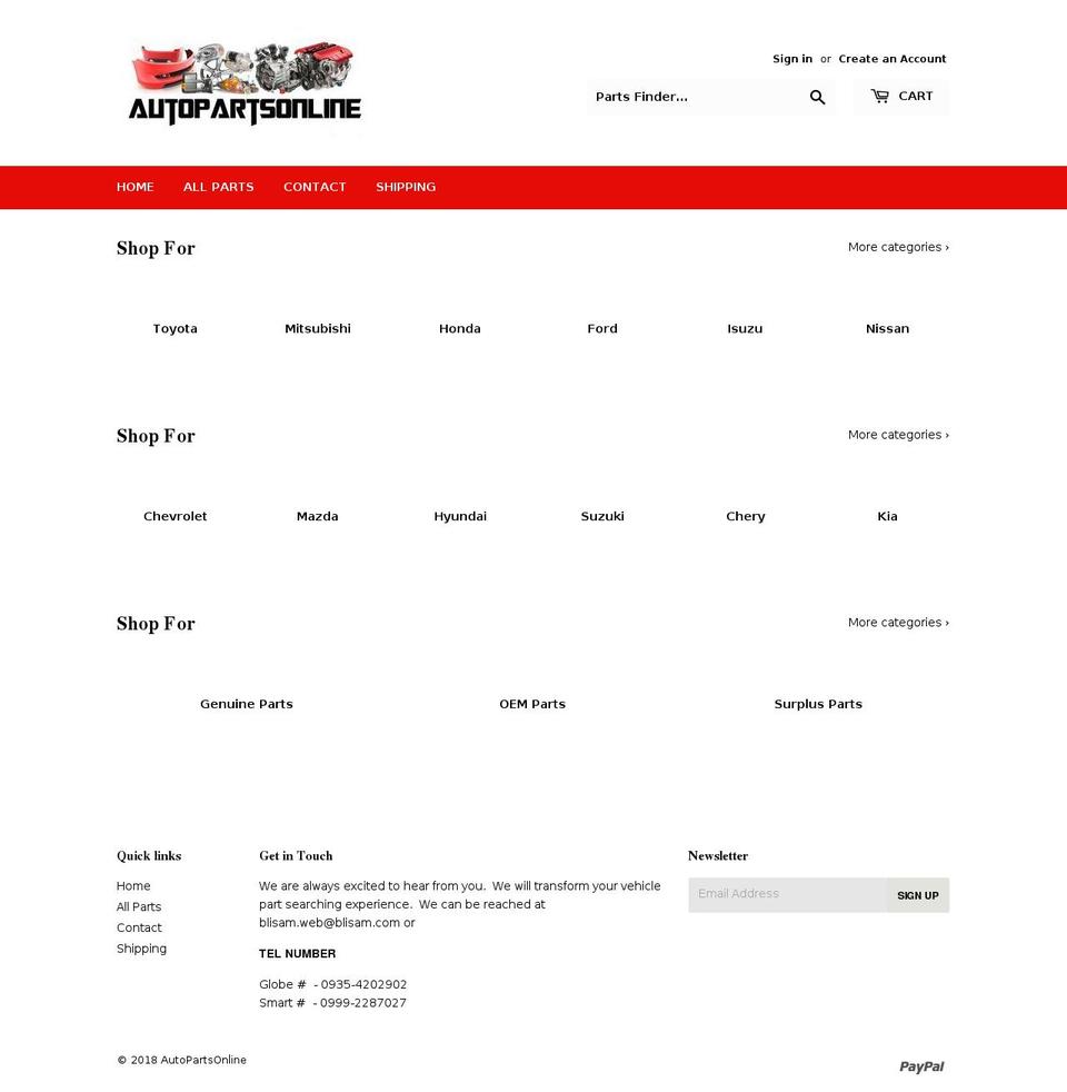blisam.com — Shopify storefront screenshot