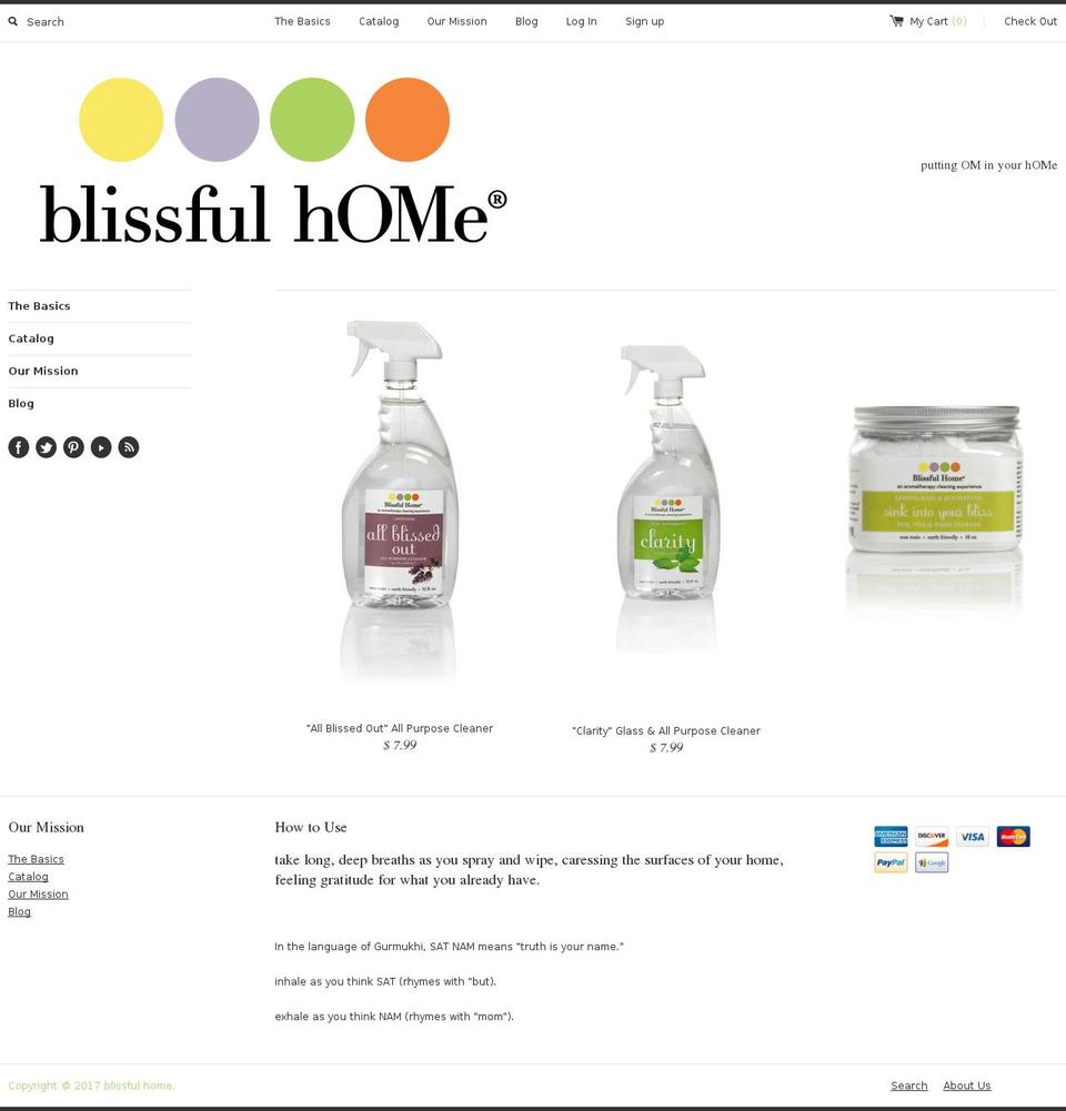 blissfularewe.com shopify website screenshot