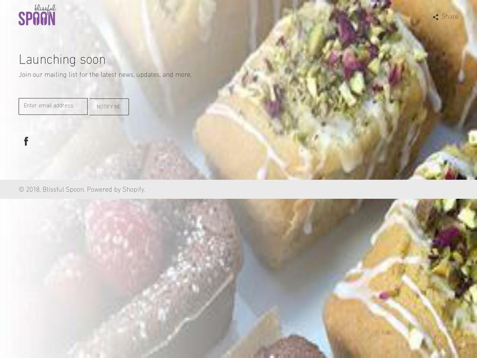 blissfulspoon.com shopify website screenshot