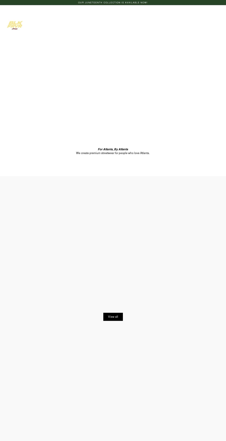 blkfrvr.com shopify website screenshot