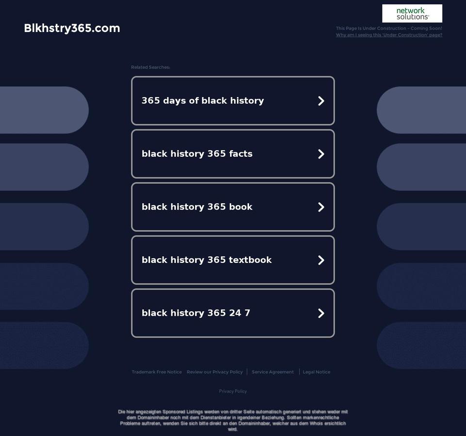 blkhstry365.com — Shopify storefront screenshot