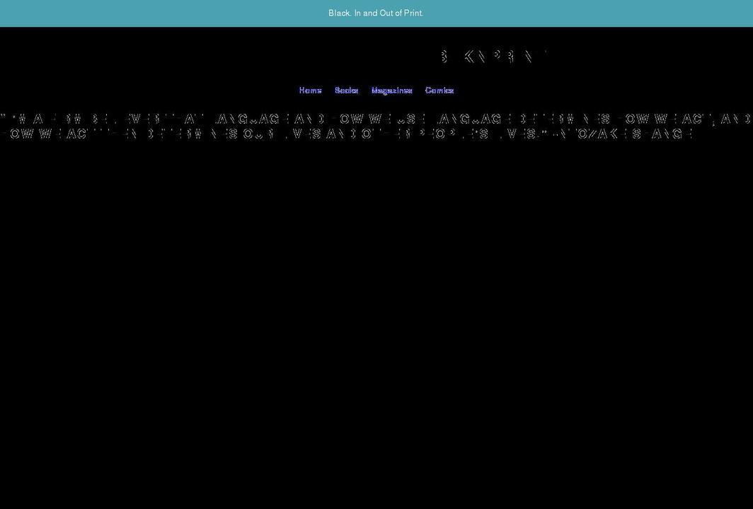 blknprint.com shopify website screenshot