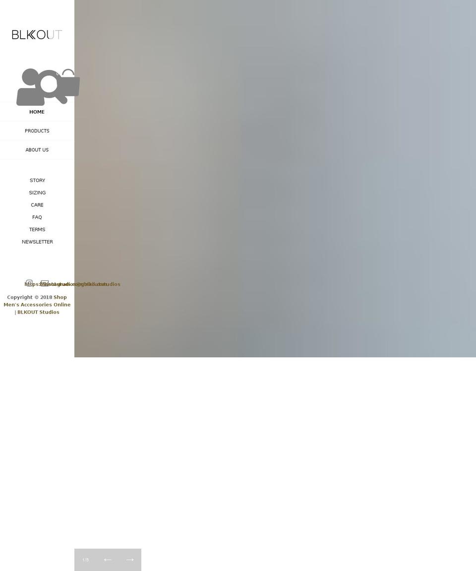 blkout.ca shopify website screenshot