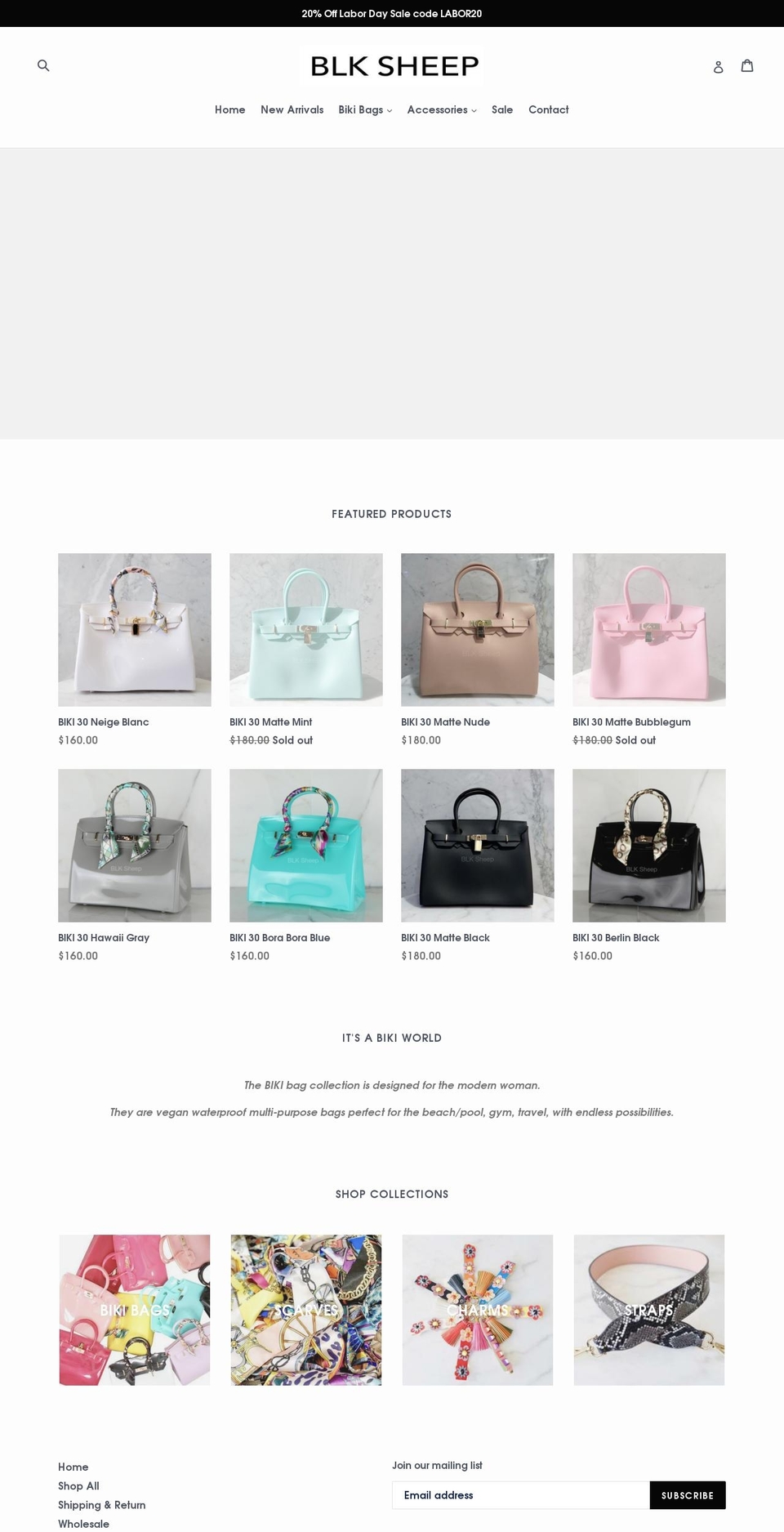 blksheepofficial.com — Shopify storefront screenshot