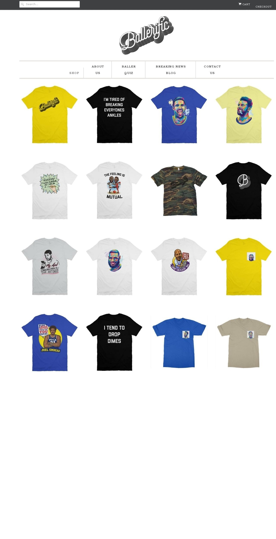 bllrfc.com shopify website screenshot