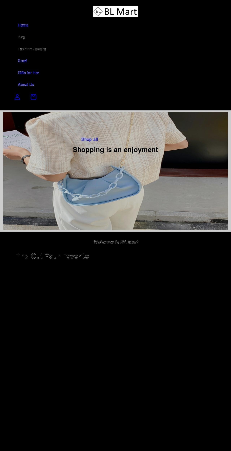 blmart.net shopify website screenshot
