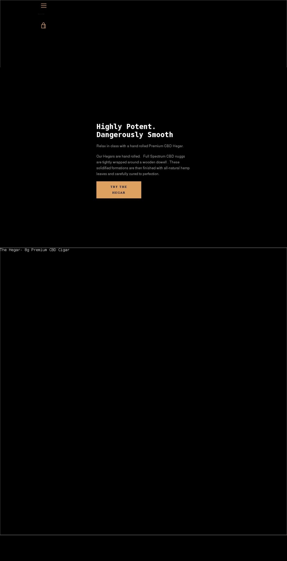 blntdhemp.com shopify website screenshot