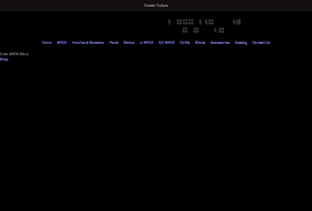 bloccbrothersclothing.com shopify website screenshot